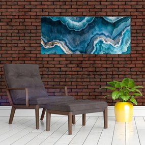 Obraz - Akvamarín detail (120x50 cm)