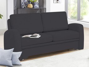 Pohovka s rozkladom Impuls, tmavo šedá látka