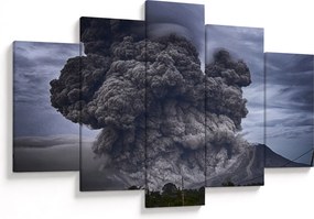Obraz - Sopečná erupcia (150x105 cm)