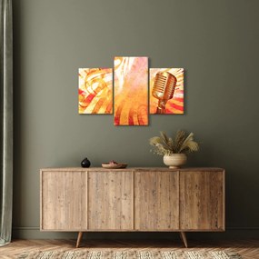 Obraz - Retro mikrofón (90x60 cm)