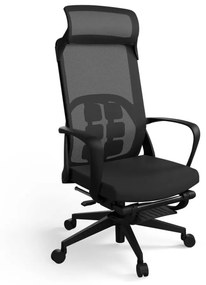 Ergonomická kancelárska stolička Liftor Orca, čierna