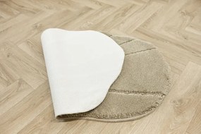 Kúpeľňový koberček Shell svetlobéžový