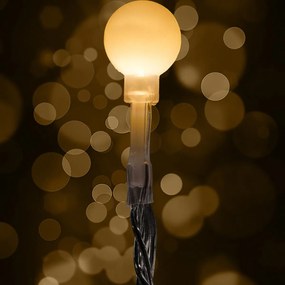Hawaj Dekoratívne LED osvetlenie 20 m 200 diód + ovládač teplá biela