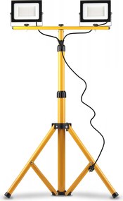 Toolight Toolight, Halogénová LED stavebná lampa na statíve 2x50W, RSL005-2x50N, OSW-10204