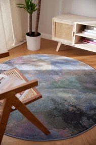 Koberec RAGOLLE Argentum 63934 5626 kruh