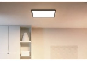 WiZ - LED Stmievateľné stropné svietidlo SUPERSLIM LED/36W/230V čierna Wi-Fi