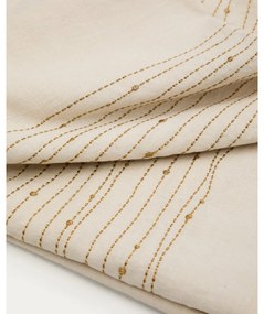 Obrus s prímesou ľanu 150x250 cm Flia – Kave Home