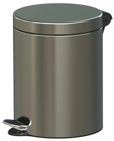 Alda Nášľapný odpadkový kôš, 5l, nerez matný