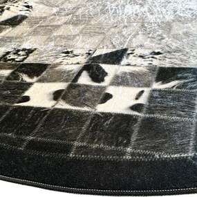 BE Koberec Porte 2054 Koło GREY – sivý okrúhly Rozmer: 80 cm