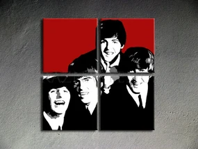 Ručne maľovaný POP Art obraz Beatles | rôzne rozmery
