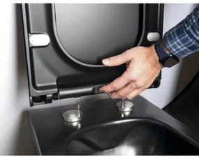 Sapho - WC sedadlo SoftClose AVVA SLIM matná čierna