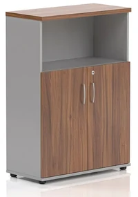 Stredná skriňa Visio LUX 80 x 38,5 x 113 cm, orech