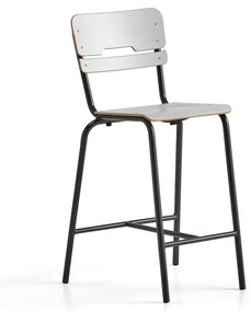 Školská stolička SCIENTIA, V 650 mm, antracit/šedá