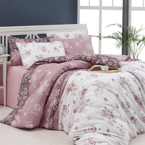 Obliečky flanelové Carmela ružová 200x140cm+90x70cm TiaHome