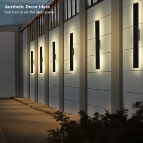 Brilagi - LED solárne nástenné svietidlo SUN LED/5,5W/230V 100 cm 6000 mAh IP44