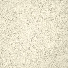 Krémový sedací vak z textílie buklé Lounge 100 – SLOWDOWN