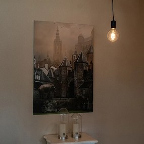 Inteligentné závesné svietidlo čierne vrátane WiFi G95 - Facil