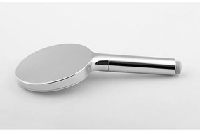 Plastová sprchová hlavica v lesklo striebornej farbe ø 12 cm – Sapho