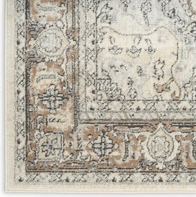 Koberec QUARRY slonia kosť / sivý