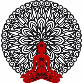 Sentop - 3D Obraz na stenu Buddha v mandale  50, 70, 90 cm I SENTOP PR0367
