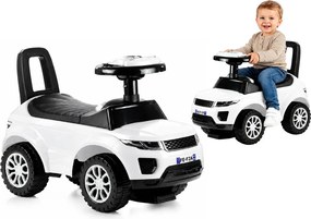 LEAN CARS Jazdítko pre batoľa 613W – zvuky + svetlá, biele