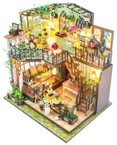 2Kids Toys - Miniatúrny domček Darcyin kvetinový, 2xAAA batérie