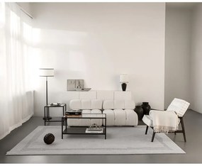 Svetlosivý vlnený koberec 133x190 cm Morphic Rocca – Agnella