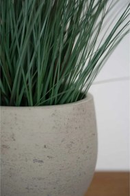 Moderný kvetináč RAFIOT, sklolaminát, výška 21 cm, béžový