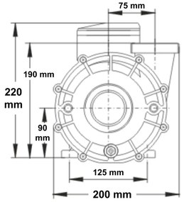 LX Vodné čerpadlo pre vírivky LP200 2,0HP