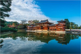 Obraz - Chrám Byodo-in, Japonsko (90x60 cm)
