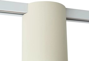 Moderný béžový reflektor pre 1-fázový koľajnicový systém - Iconic Rondoo Up