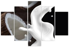 Obraz - kokosové mlieko (150x105 cm)