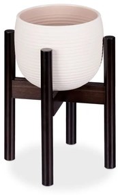 Nastaviteľný bambusový stojan na kvety RelaxDays RD28823 – prírodný