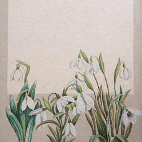 GOBELÍNOVÝ BEHÚŇ NA STÔL NIVALIS 40X100 CM VZOROVANÁ