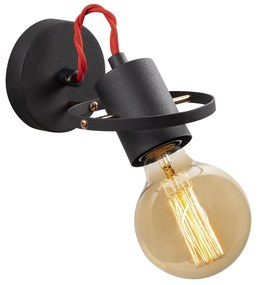 Nástenná lampa Vaveyla čierna