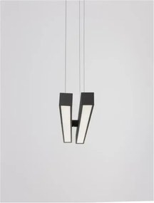 LED luster X-Line 100 čierne
