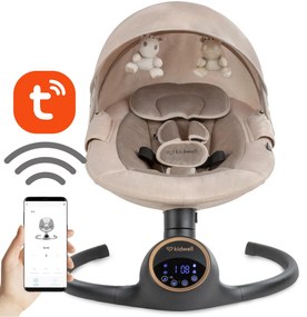 Elektrické hojdacie kreslo Kidwell REVE 2v1 pre bábätká s Bluetooth ovládaním