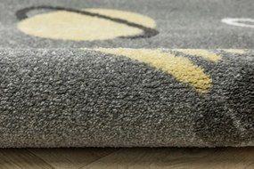Detský koberec Lima C276A sivý