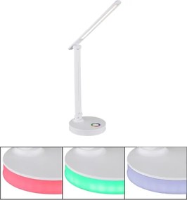 Globo 58445W - LED RGBW Stmievateľná stolná lampa GERALDO LED/5W/230V + LED/2W