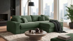 XXXLutz ROZKLADACIA ROHOVÁ SEDAČKA, textil, zelená P & B - Online Only obývacie izby - 002220024205