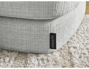 Svetlosivá ženilková podnožka Leonore – Bobochic Paris