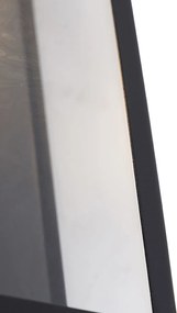 Sada 2 vonkajších nástenných svietidiel čiernych IP44 so sklom - Rotterdam