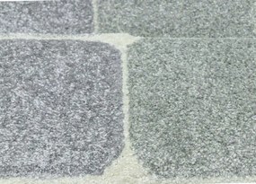 Koberce Breno Kusový koberec PORTLAND 172/RT4G, zelená, viacfarebná,120 x 170 cm