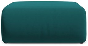 Tyrkysovomodrá zamatová podnožka Ekahi – Makamii