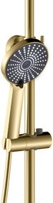 Rea Marco, sprchový set s vaňovou výlevkou, zlatá matná, REA-P8548