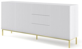 Komoda Rawy 3D3S (biela). Akcia -20%. Vlastná spoľahlivá doprava až k Vám domov. 1061126