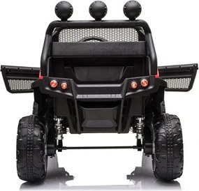 LEAN CARS Akumulátorové vozidlo Mercedes Unimog S, červené