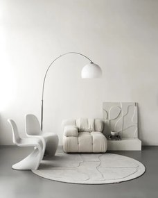 Koberec Agnella Morphic Organica svetlosivý kruh