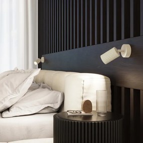 Sollux SL.1598 - Nástenné bodové svietidlo KARBON 1xGU10/10W/230V krémová