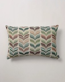 Karin - jednoduchá obliečka, 60x40cm farba produktu zelená látka zapletaná, vzorované
